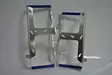 AXP Radiator Braces Blue Spacers Yamaha YZ125 02-21 - Moottoripyörän jäähdyttimen suojat - D243693 - 1