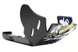 AXP Xtrem HDPE Skid Plate Black Husqvarna FE250/FE350 17-23 - Moottoripyörän pohjapanssarit - D243643 - 1