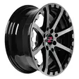 Barzetta ATV Black Polished mönkijän vanne 7x14 - Mönkijän alumiini vanteet - 499-178613 - 3