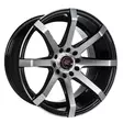 Barzetta Grottesco Black Polished alumiinivanne 9x17 - 17-tuumaiset alumiinivanteet - 499-88493 - 1