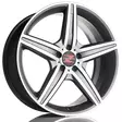 Barzetta Zanardi Titanium alumiinivanne 8.5x19 - 19-tuumaiset alumiinivanteet - 499-44403 - 1