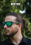 Bertoni Eyewear FULVIO 04 black/green - Ajolasit - D458033 - 3