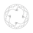 Brembo Serie Oro jarrulevy - Moottoripyörän jarrulevyt - D122863 - 1