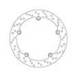 Brembo Serie Oro jarrulevy - Moottoripyörän jarrulevyt - D122883 - 1