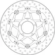 Brembo Serie Oro jarrulevy kelluva - Moottoripyörän jarrulevyt - D190943 - 1