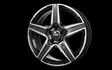 CMS C34 Diamond Black Gloss alumiinivanne 7x17 - 17-tuumaiset alumiinivanteet - 499-178413 - 1