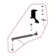 DFK Oikea Oven kaasusylinterisarja Polaris Ranger 1000 - DFK hyttien varaosat ja tarvikkeet - D502803 - 1