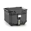Givi Trekker Outback EVO Black alum. case, 42 ltr, sold without lock, Monokey - Moottoripyörän kovat laukut - D504033 - 1