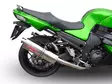 GPR Kawasaki Zzr 1400 2017/20 e4 Pair EC-Approv. slip-on exhaust Trioval - Moottoripyörän äänenvaimentimet - D422933 - 6