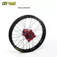 Haan wheel CRF450 13- 19-2,15 RED HUB/A60 BLACK RIM/BLACK SPO/RED NIP - Moottoripyörän vanteet - D411513 - 1
