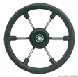 Osculati SS steering wheel black 340 mm - Veneen ohjauspyörät - D404603 - 1
