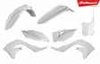 Polisport plastic kit KX250F 21-23 KX450 19-23 White (1) - Motorsport varaosat ja tarvikkeet - D272753 - 1