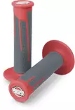 Protaper Tupet Clampon Full Diamond Punainen/Tumman Harmaa - Moottoripyörän kahvakumit - D258333 - 1