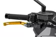 Puig Foldable Brake Lever 4.0. C/Gold Selector C/Titani - Moottoripyörän vivut ja vivunrungot - D529553 - 1