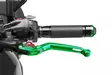 Puig Foldable Clutch Lever 16'C/Green Selector C/Red - Moottoripyörän vivut ja vivunrungot - D297423 - 1