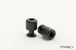 Puig Spool Slider C/Black - Moottoripyörän kaatumatapit - D73283 - 1