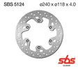 Sbs Jarrulevy Standard - Moottoripyörän jarrulevyt - D241753 - 1