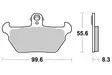 Sbs Jarrupalat Ceramic - Moottoripyörän jarrupalat - D2663 - 2