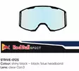 Spect Red Bull Strive MX Goggles Single lens Black/Blue clear - Ajolasien varaosat ja tarvikkeet - D433923 - 1