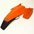 UFO Takalokasuoja Enduro takavalolla KTM EXC 04-07 Oranssi 127 - Offroad lokasuojat ja jatkeet - D219193 - 2