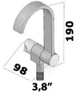 Vesihana - Veneen suihkut ja sekoittajat - D123923 - 2