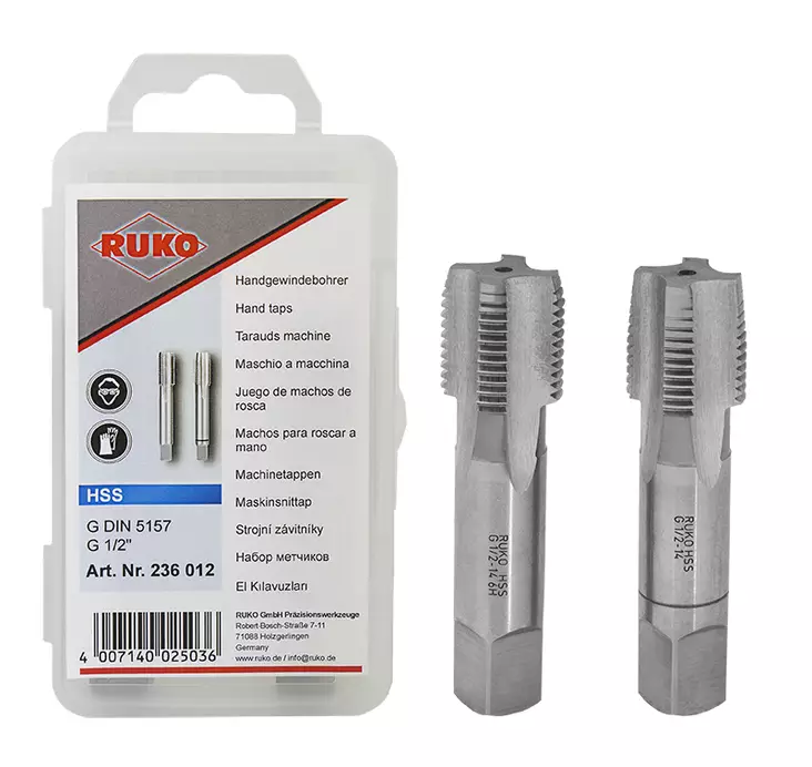 Putkikierretappi g (r-kierre, 2-tapin sa - Kierretapit ja -pakat - LX12663 - 1