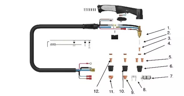 PLASMAPOLTIN P80A-12M - Plasmaleikkurit - LX30633 - 1