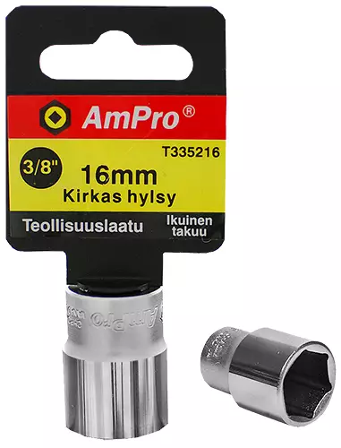 Hylsyt 3/8" 6pt ampro - Hylsyt ja voimahylsyt - LX4513 - 1