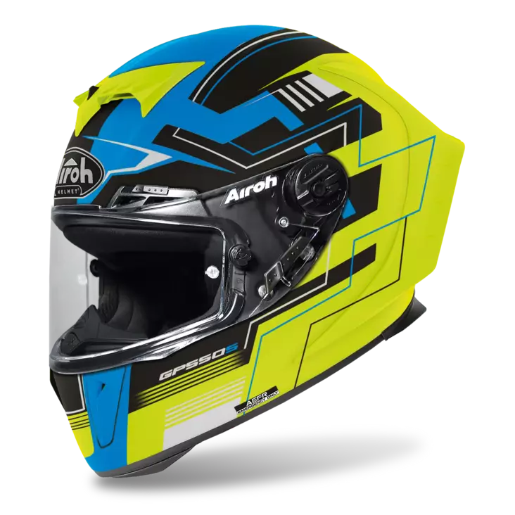 Airoh GP 550 S Challenge umpikypärä sininen/keltainen - Umpikypärät - D413843 - 1