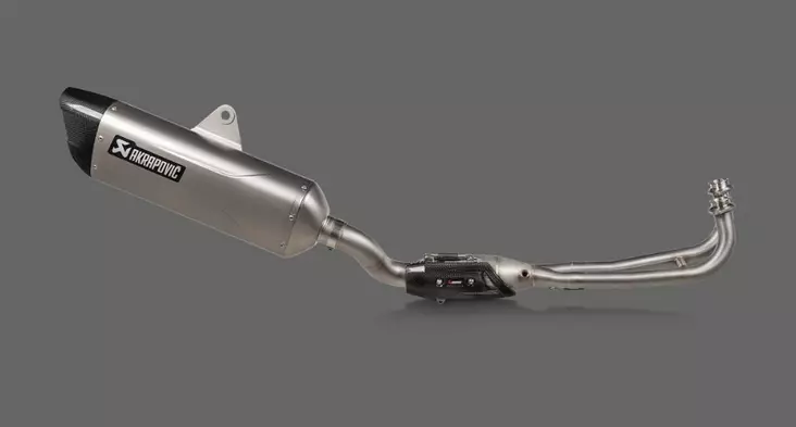 Akrapovic Racing Line pakoputkisto (titaani) Yamaha TMAX (2020-2024) - Moottoripyörän pakoputkistot - D448293 - 1