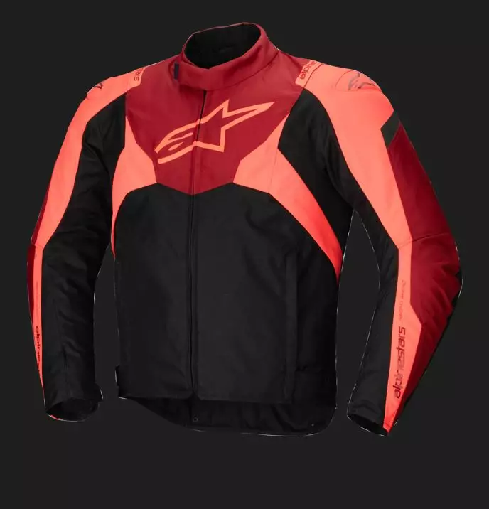Alpinestars Ajotakki T-Jaws v4 Vedenpitävä Musta/Punainen/Punainen Fluo - Motorsport varaosat ja tarvikkeet - D496903 - 1