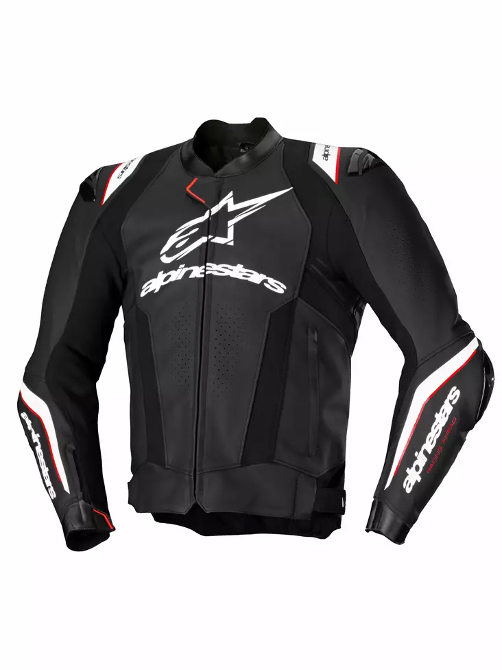 Alpinestars Nahkatakki Missile v3 Ignition Musta/Valkoinen - Moottoripyörä nahkatakit - D496883 - 1