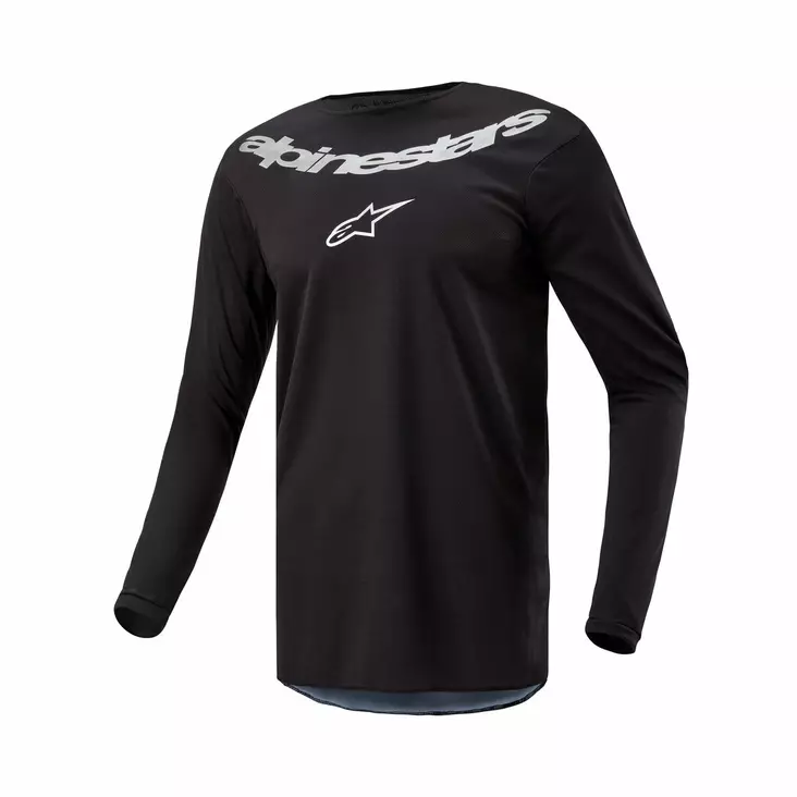 Alpinestars Paita Fluid Graphite Musta Hopea - Crossipaidat - D470043 - 1