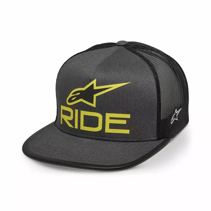 Alpinestars Ride 4.0 Trucker Hat Gray/Black/Lime - Pipot - D523293 - 1