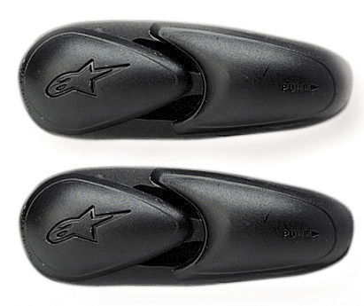 Alpinestars Toe Slider Supertech (SMX-Plus) musta os - Ajosaappaiden varaosat - D209033 - 1