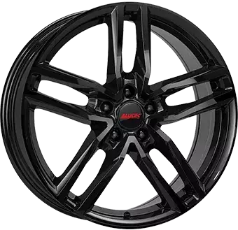 Alutec IKENU Gloss Black alumiinivanne 6.5x16 - 16-tuumaiset alumiinivanteet - 499-160863 - 1
