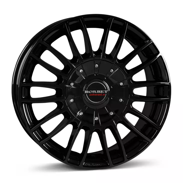 Borbet CW3-7517 black glossy alumiinivanne 7.5x17 - 17-tuumaiset alumiinivanteet - 499-94103 - 1