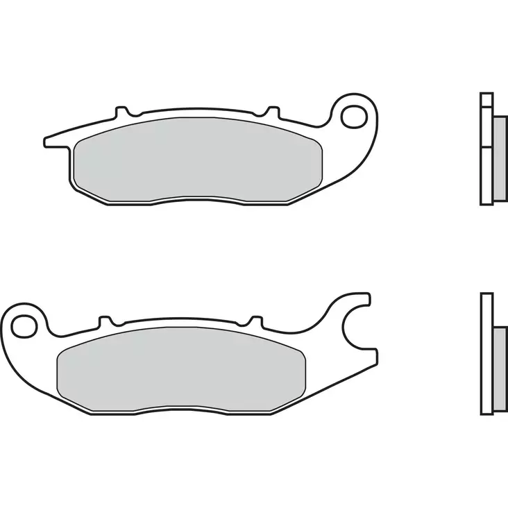 Brembo Jarrupalat Carbon-Ceramic - Moottoripyörän jarrupalat - D105113 - 1