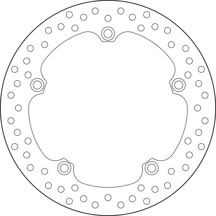 Brembo Serie Oro jarrulevy - Moottoripyörän jarrulevyt - D190913 - 1