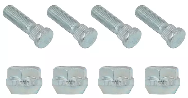 Bronco Levikepalan Pultit ja Mutterit M10 x 1.25 x 42mm (4kpl) - Mönkijän pyörän mutterit ja kapselit - D457553 - 1
