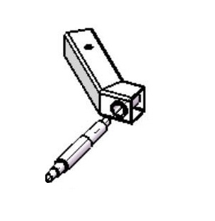 Bronco Pyöräakselin pidike 77-13500 - Työlaitteiden varaosat ja tarvikkeet - D458203 - 1