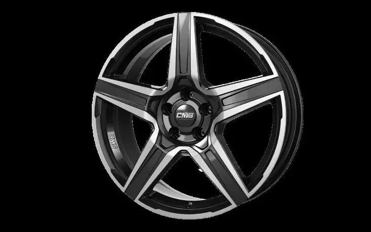 CMS C34 Diamond Black Gloss alumiinivanne 7x17 - 17-tuumaiset alumiinivanteet - 499-178413 - 1