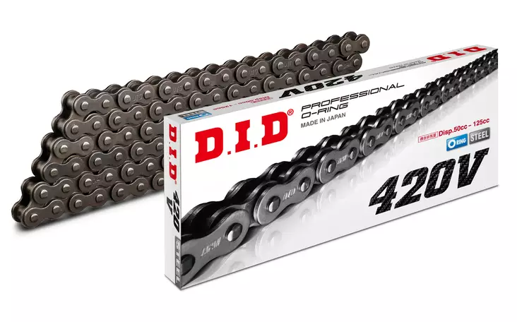 D.I.D 420V Ketju+Jousil. (RJ) - Moottoripyörän ketjut 420 - D153693 - 1