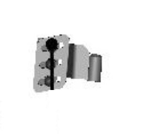 DFK Alempi sarana Vasen ovi Yamaha YXZ 1000 R - DFK hyttien varaosat ja tarvikkeet - D502793 - 1