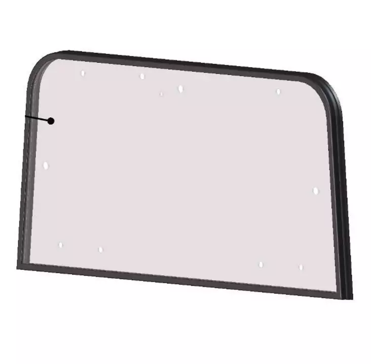 DFK Etulasi + tiiviste Polaris RZR 570 - DFK hyttien varaosat ja tarvikkeet - D501483 - 1