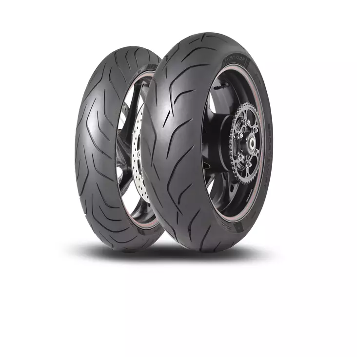 Dunlop Sportsmart Mk3 190/55 ZR 17 (75W) TL Re. - Sport-Touring moottoripyörän renkaat - D269513 - 1