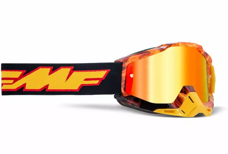 FMF POWERBOMB Goggle Spark - Peili Punainen Linssi - Crossilasit - D380163 - 1