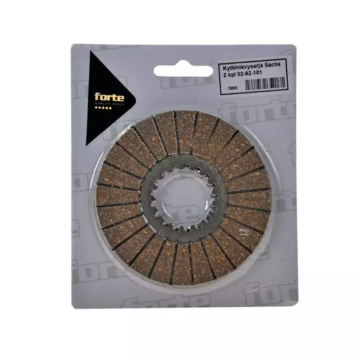 Forte Kytkinlevy, Sachs, 2 kpl, (02-62-101) - Mopon kytkinlevyt ja jousisarjat - D479613 - 1