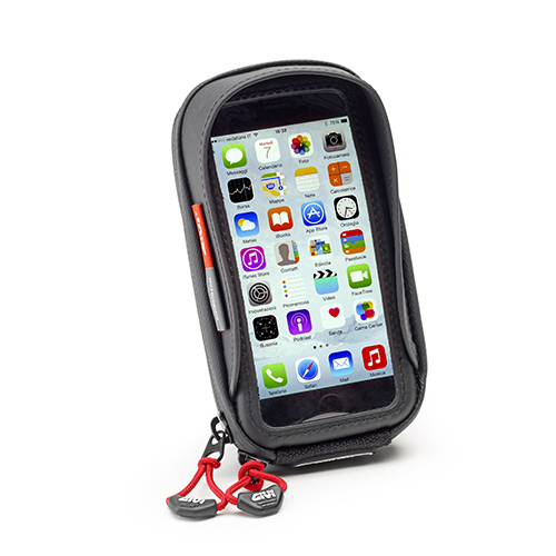 Givi älypuhelin/GPS tasku Iphone 6, Galaxy A5 ohjaustanko kiinnityksellä - Matkapuhelinpidikkeet ja tarvikkeet - D189303 - 1