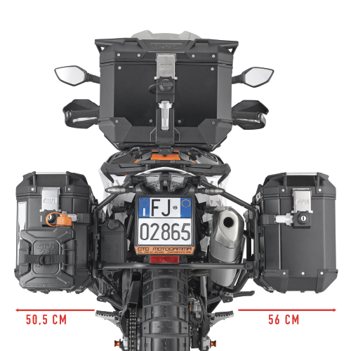Givi Pann.Holder Ktm 890 Smt 2023 X Outback - Kiinnityssarjat ja tavaratelineet - D501523 - 1